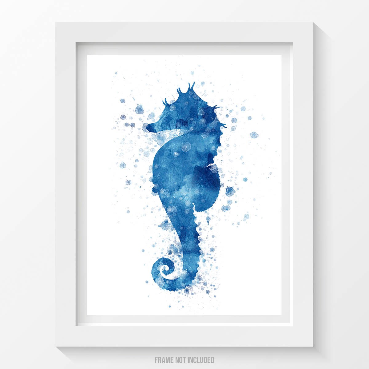 Seahorse Poster Seahorse Print Seahorse Decor Bathroom Etsy