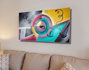 canvas xxl/extra large painting/Bedroom Wall Art/original painting/oversized paintings-c729-Artwork