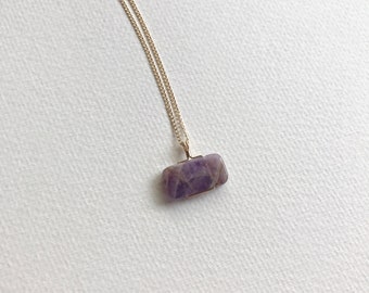 LAZLO necklace - Purple Amethyst