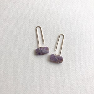 MARCEL Purple Amethyst earrings image 2