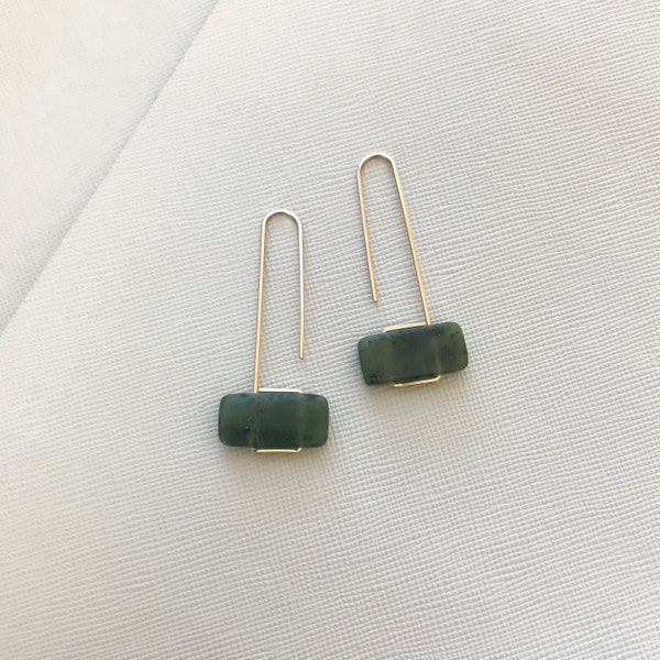 MARCEL - Jade earrings