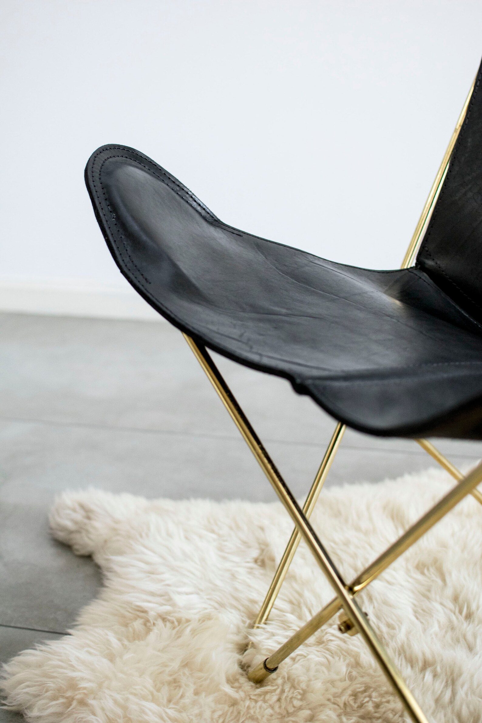 Butterfly chair frame only. 5 Different options Black Chrome Etsy