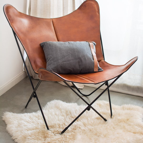 Leather Chair - Etsy