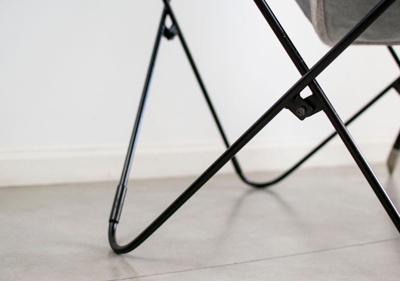 Butterfly chair frame only. 5 Different options Black Chrome Etsy