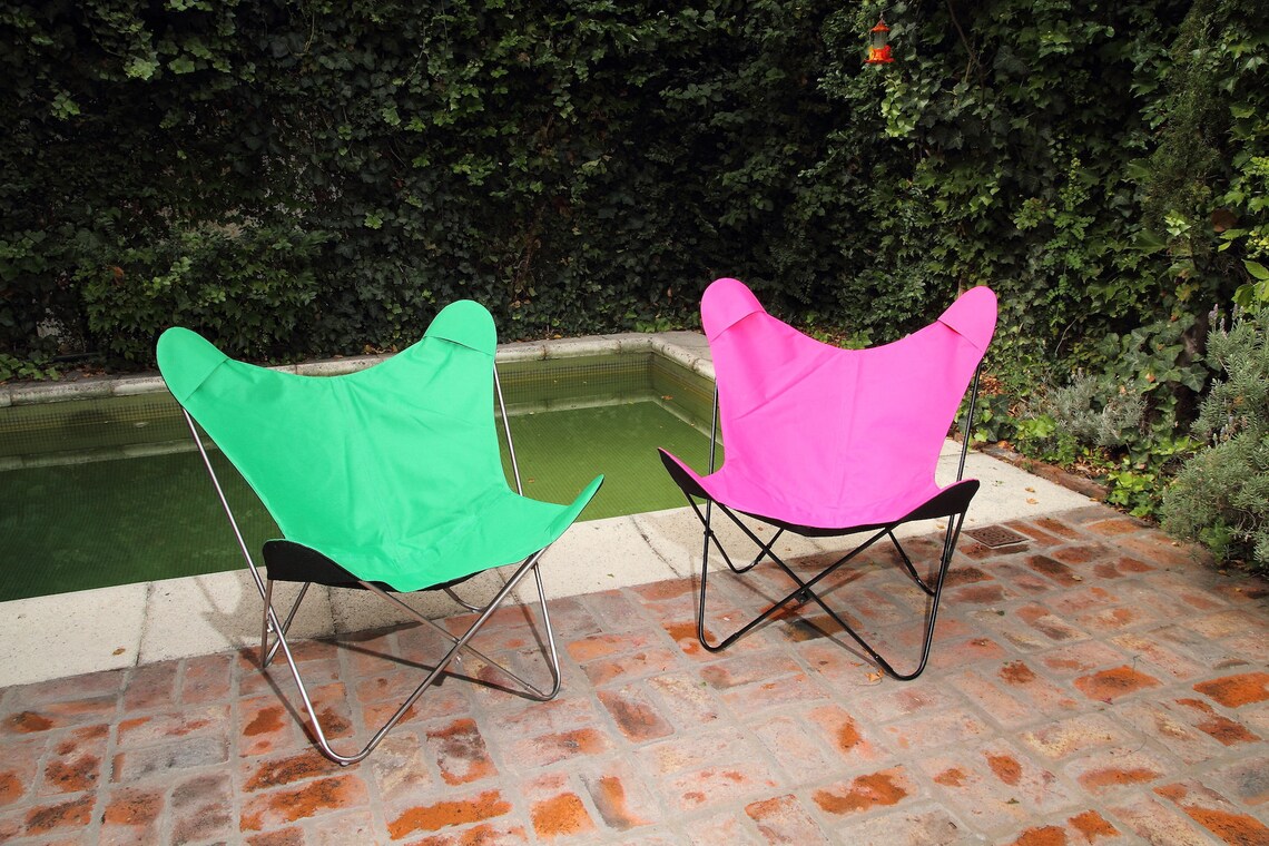 Outdoor Sunbrella Butterfly Chair Mariposa Chair BKF Chair Etsy