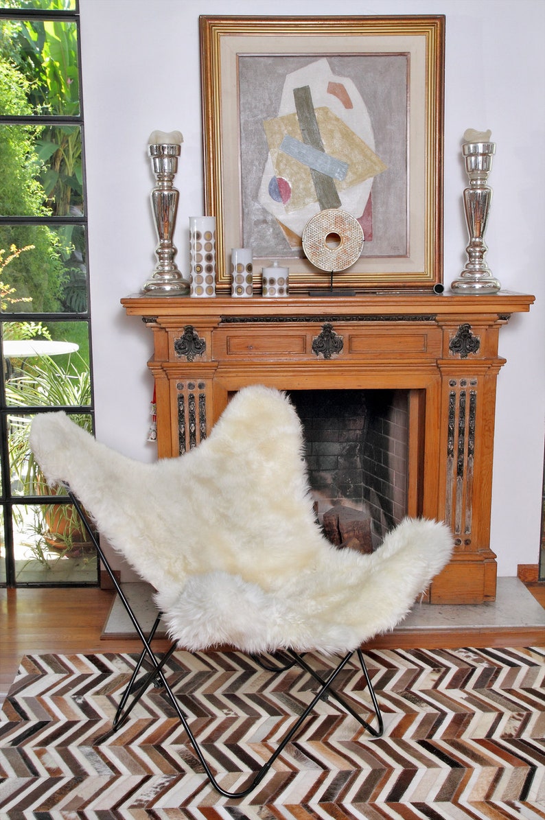 Patagonia Cozy Sheepskin Butterfly Chair. Super Soft Wool From Etsy