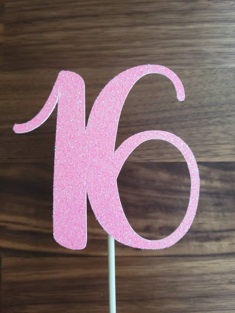 Centerpiece number Sticks Age Birthday - Etsy