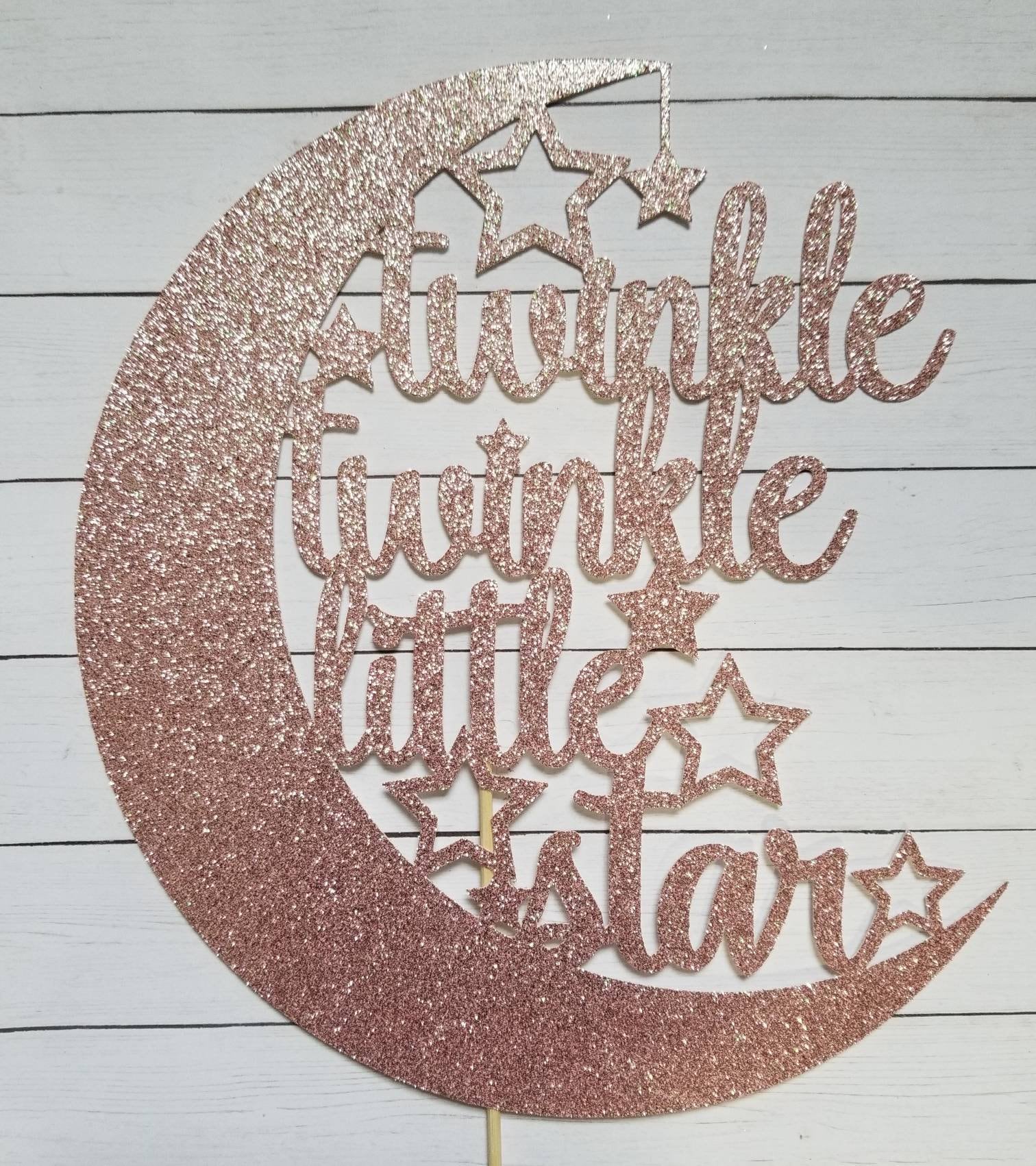 Cake Topper TWINKLE TWINKLE LITTLE Star | Baby Shower | Gender Reveal ...