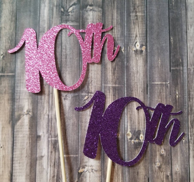Centerpiece NUMBER Sticks Age Birthday | Etsy