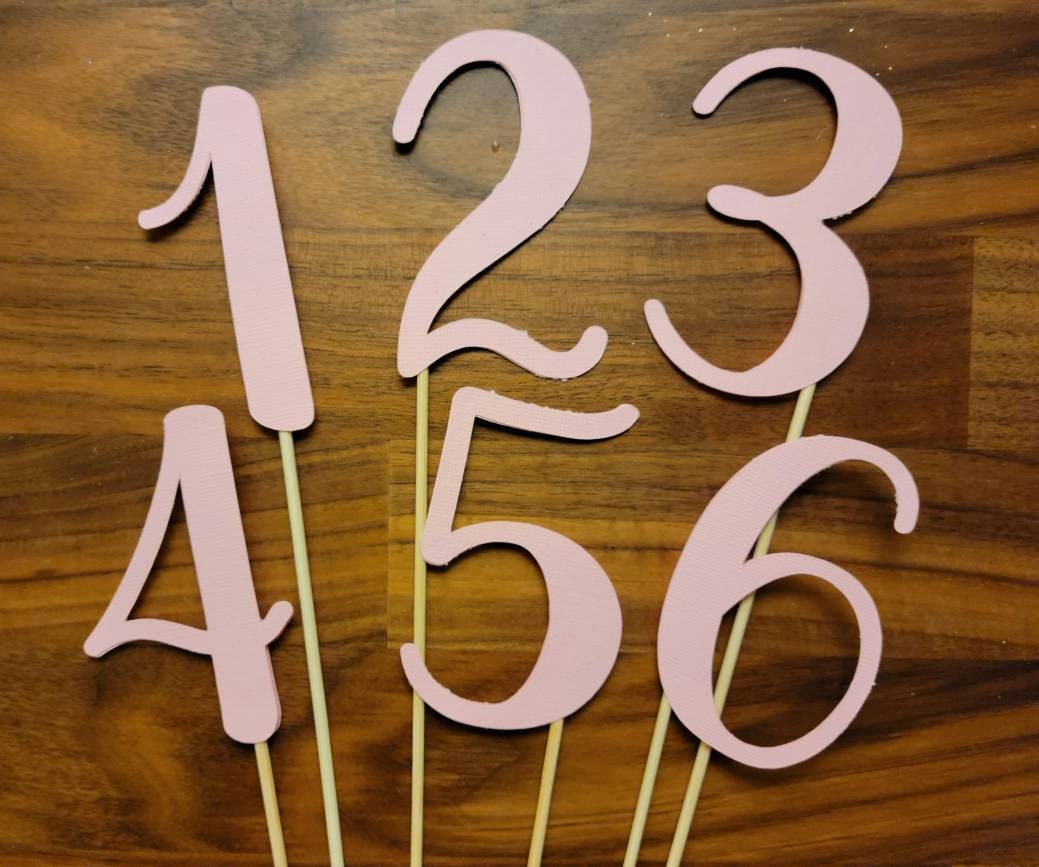 Big Cardboard Numbers 12 High Choose From 0 1 2 3 4 5 6 7 8 9 These Paper  Mache Numbers Are a Full Foot Tall 