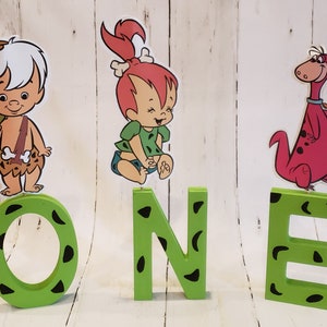 Birthday Party Centerpiece, Hand Painted Birthday Party Letters