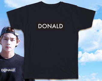 BTS V T-shirt inspiré de Donald - bande de garçon de Corée du Sud - Bangtan garçons