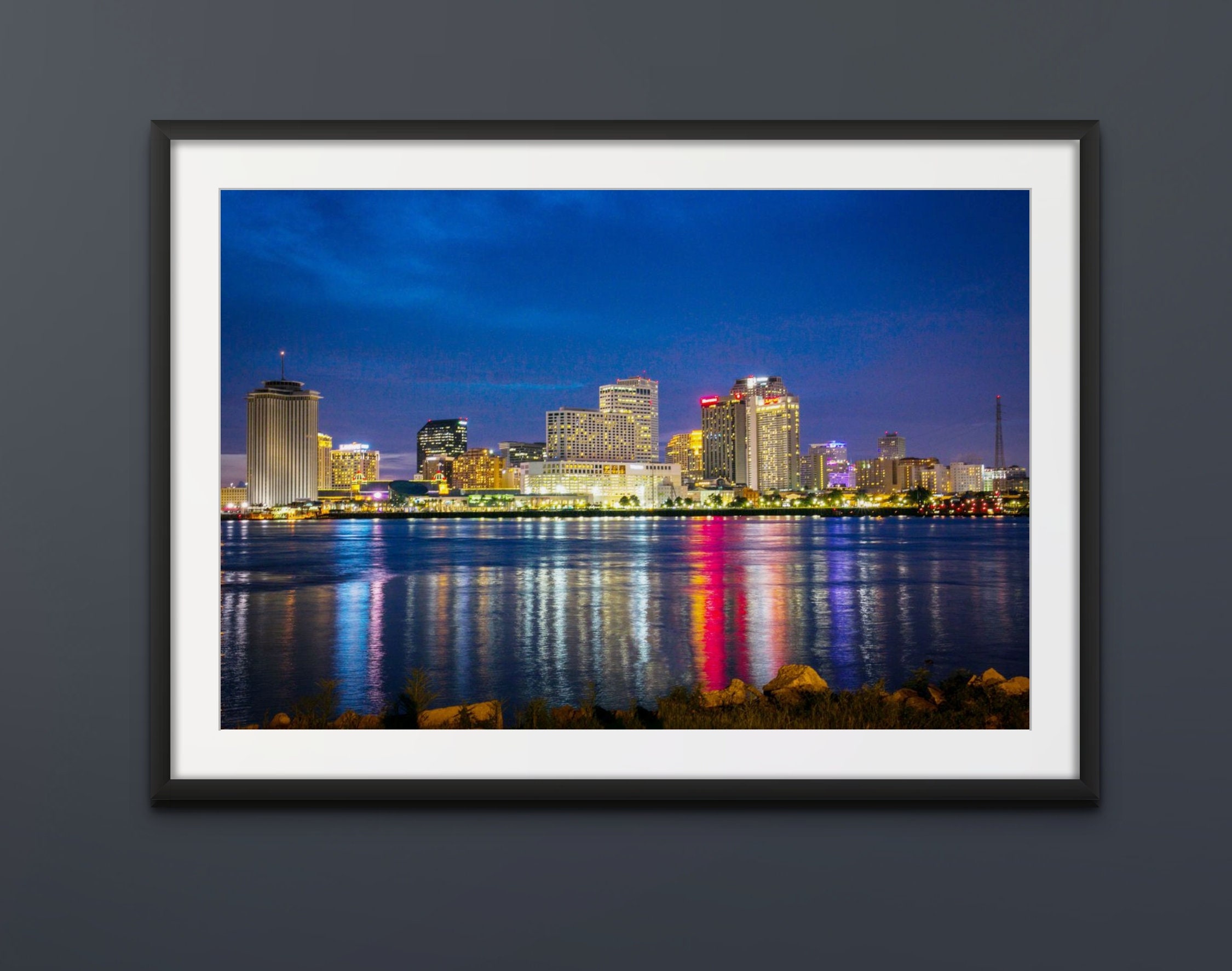 NEW ORLEANS SKYLINE | New Orleans Print, Wall Art From New Orleans ...