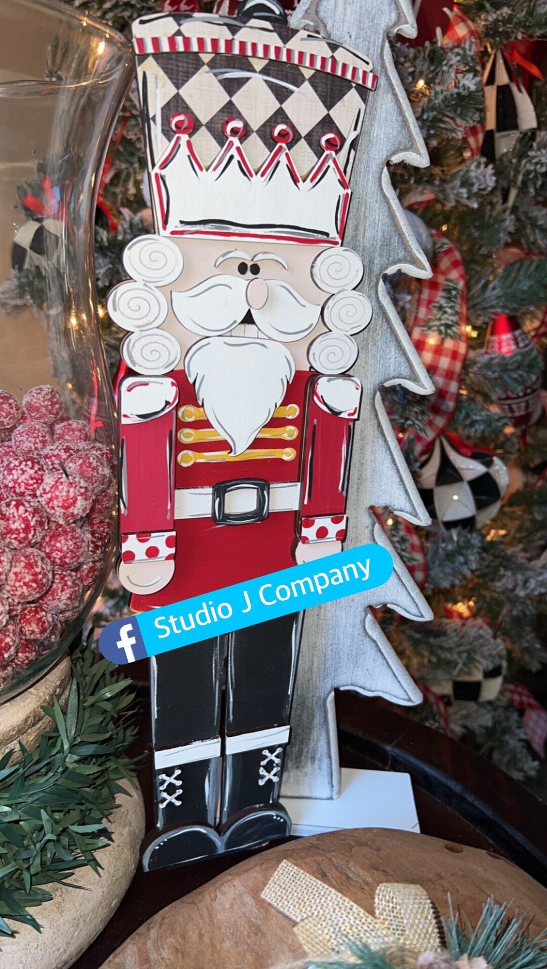 DIY Craft Kit Nutcracker Christmas Decor Kit Etsy