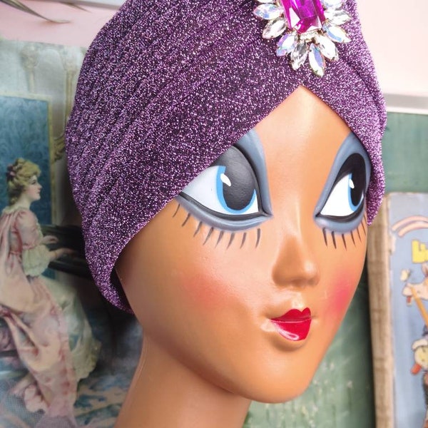 Sparkly Turban Etsy
