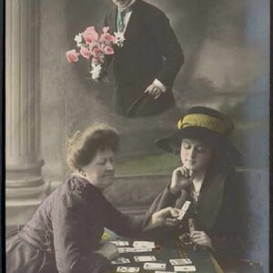 5 carte Tarocchi sparsi