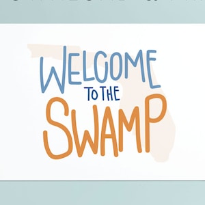 UF Gators Swamp Print