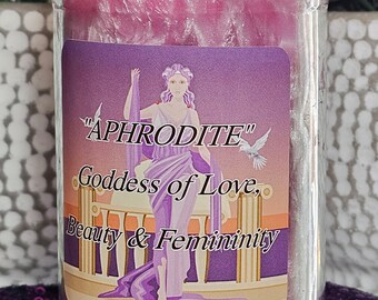 APHRODITE...Goddess of Love & Beauty Magic Candle Attraction Self-Esteem Good Luck