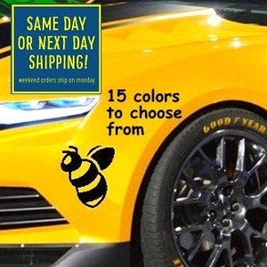 BUMBLEBEE STICKER DECAL Car Window Laptop MacBook Tablet iPad Water Bottle Wall 6 Year Rated exterior interior vinyl