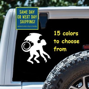 FLYING Winged MONKEY STICKER Decal Wicked Witch Car Window MacBook Tablet Laptop iPad Water Bottle 6 Year Exterior Interior Rate Grade vinyl