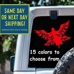 ANGEL FIRE FAIRY Sticker Decal Car Window MacBook iPad Laptop Water Bottle Tablet Wall 6 Year Rated Exterior Indoor Vinyl