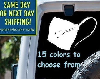 STINGRAY STICKER DECAL Car Window MacBook iPad Laptop Water Bottle Tablet Wall 6 Year Rated Exterior Indoor Vinyl