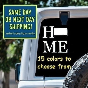 SOUTH DAKOTA HOME Sticker Decal Car Window MacBook Laptop Tablet iPad Water Bottle Gift 6 Year Exterior Interior Rated Vinyl