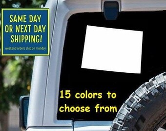 State Of COLORADO STICKER DECAL 10 Sizes Car Window MacBook Laptop Tablet iPad Water Bottle Gift 6 Year Exterior Interior Rated Vinyl