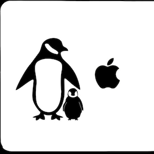 PENGUINS STICKER DECAL Car Window MacBook Laptop tablet iPad Water Bottle Wall 6 Year exterior interior rated Grade vinyl
