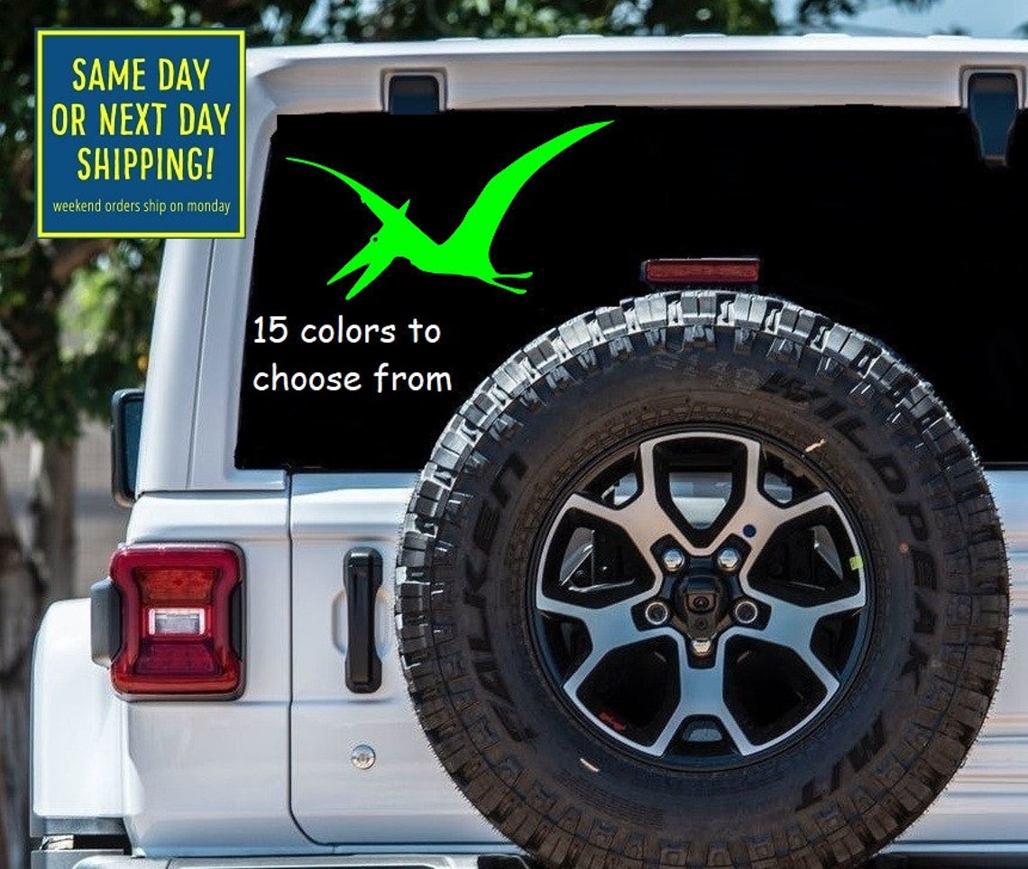 PTERODACTYL STICKER DECAL Dinosaur Car Window MacBook Laptop Tablet ...
