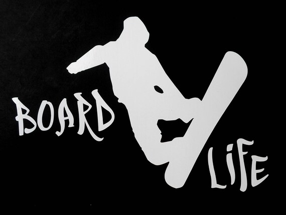 Snow Boarding Decal Snow Board Life Window sticker Snow Board Computer Laptop Decal Snow Boarding Car Decal Snow Boarding gift Sticker