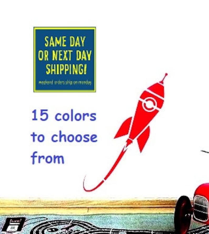 Rocket Recovery Sticker SPACESHIP ROCKET STICKER Decal Car Window MacBook Laptop Tablet iPad ...