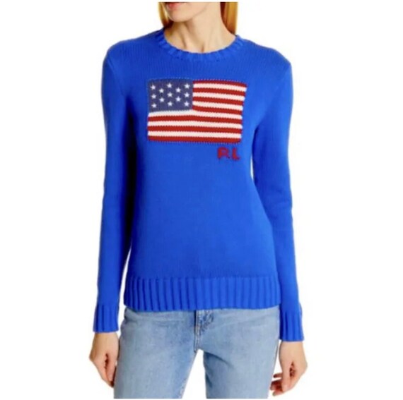 RALPH LAUREN Cobalt Blue Classic USA Patriotic Na… - image 9