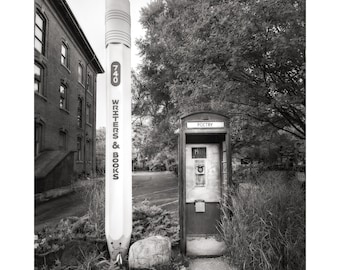 Big Pencil and Phone Booth, Rochester, New York