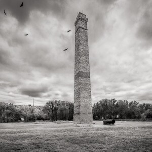 Chimney, De Mores Packing Plant Ruins, Medora, North Dakota