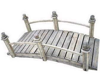 Wooden Garden Bridge Planter 100cm Garden & Patio