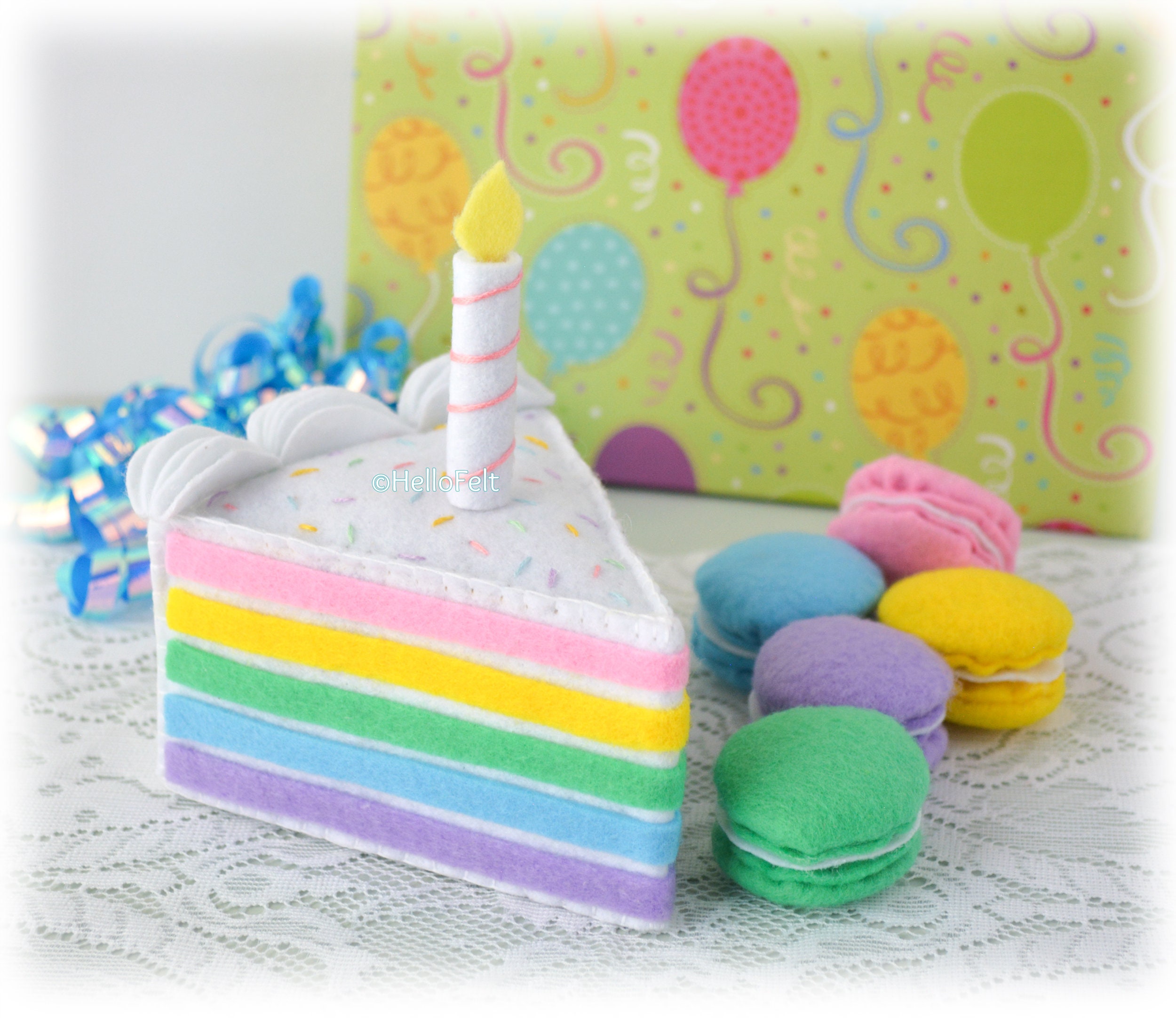 誕生日ケーキフェルト - Etsy 日本