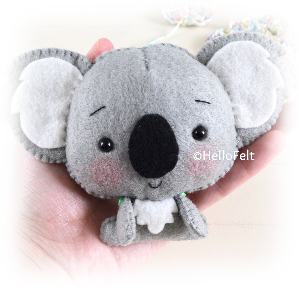 PDF PATTERN Felt Koala. Felt Animal Pattern. Etsy Australia