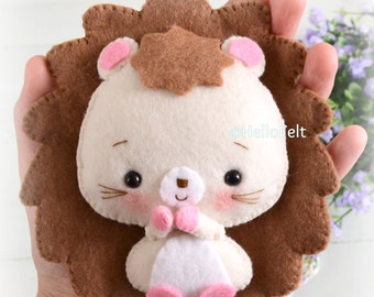PDF PATTERN:  Felt Hedgehog + SVG File.