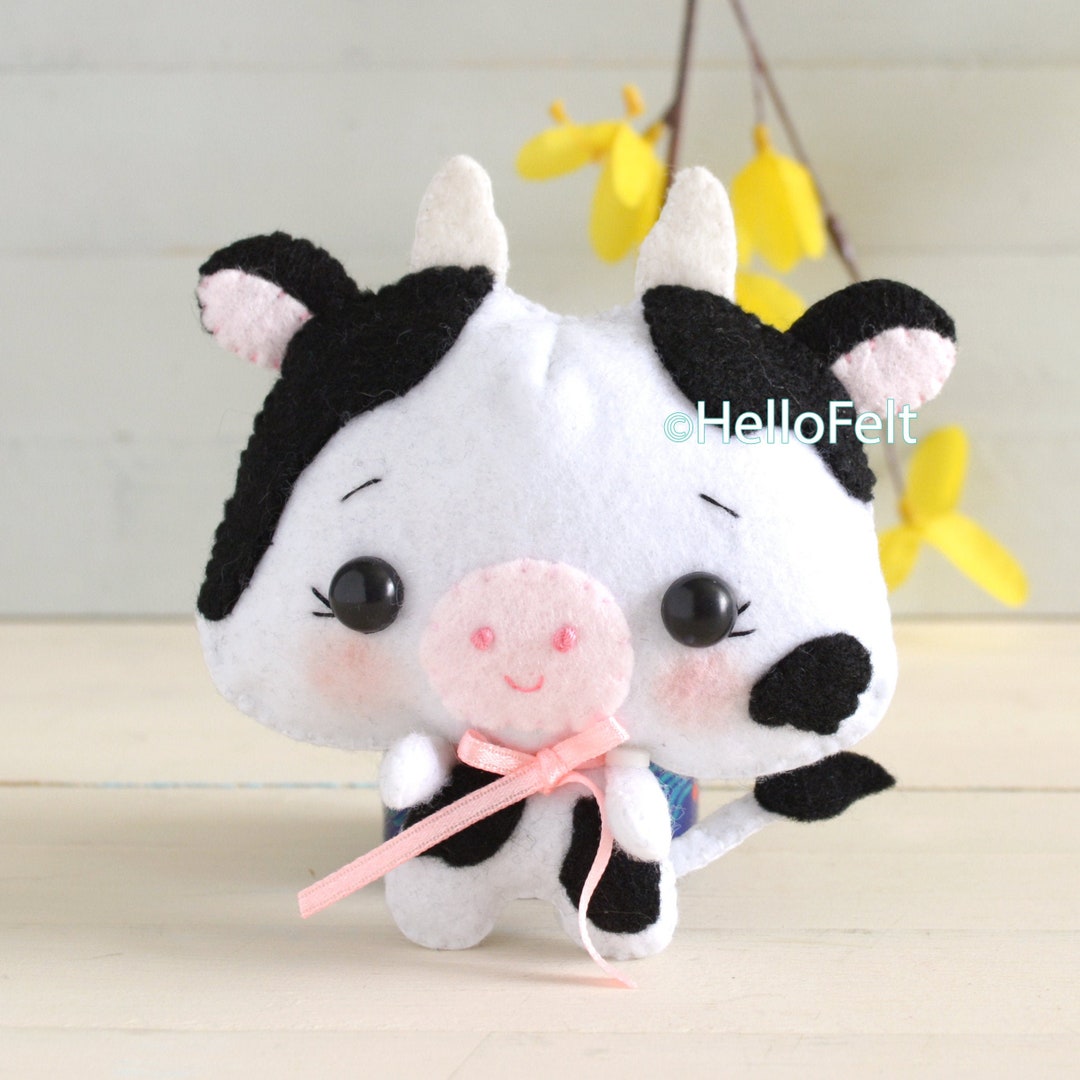 PDF PATTERN Felt Cow Pattern. Felt Farm Animals Baby Mobile Ideas. Etsy