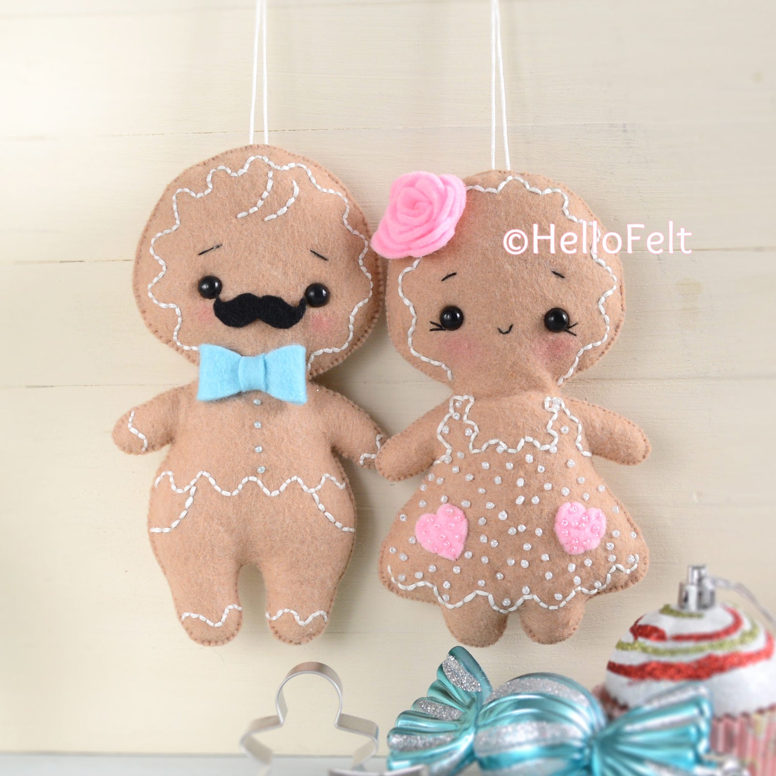 PDF PATTERN Gingerbread Man and Family. Felt Christmas Etsy PDF PATTERN Gingerbread Man and Family. Felt Christmas Etsy