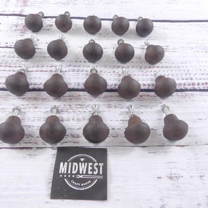 20 Knobs, Drawer Pulls, Handles, Rustic Pulls, Rustic Knobs, Round, Simple Knobs, Small - By Midwest Craft House