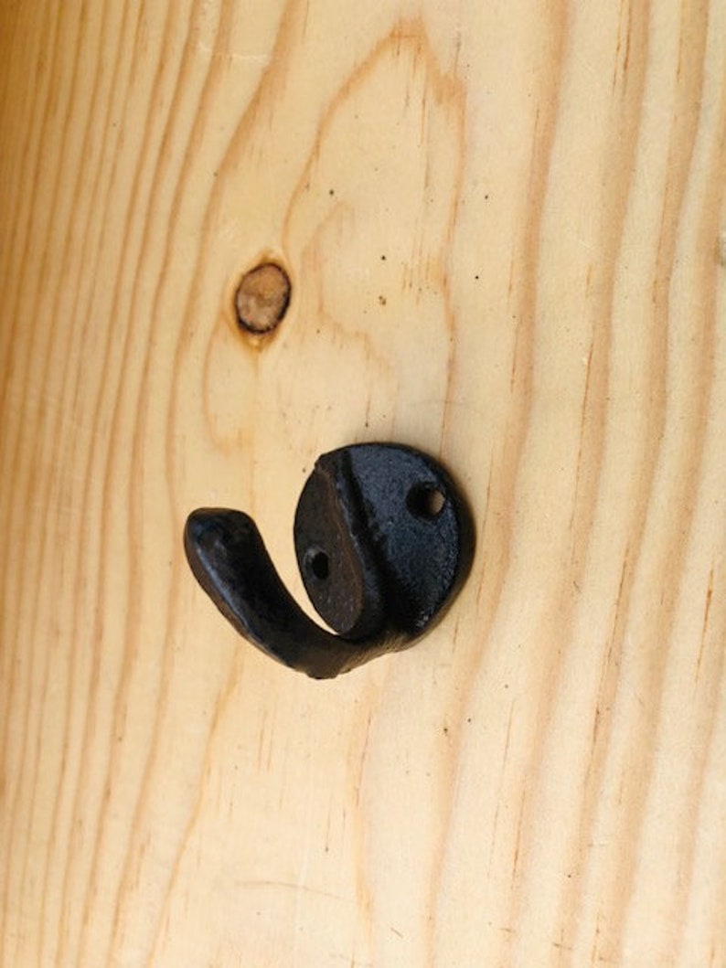 25 Cast Iron Small Key Hooks Dog Leash Hooks Craft Hook Peg Etsy