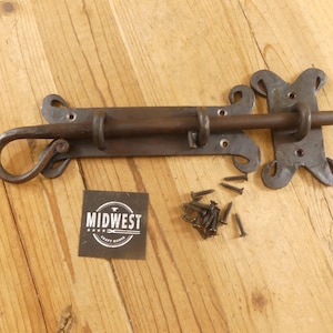 LARGE SLIDING Lock And Latch For Doors Cabinets Drawers Locks Sliding Bolts Barn Doors - By Midwest Craft House