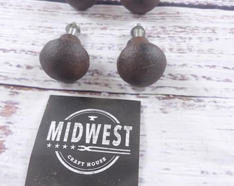 4 Knobs, Drawer Pulls, Handles, Rustic Pulls, Rustic Knobs, Round, Simple Knobs - By Midwest Craft House