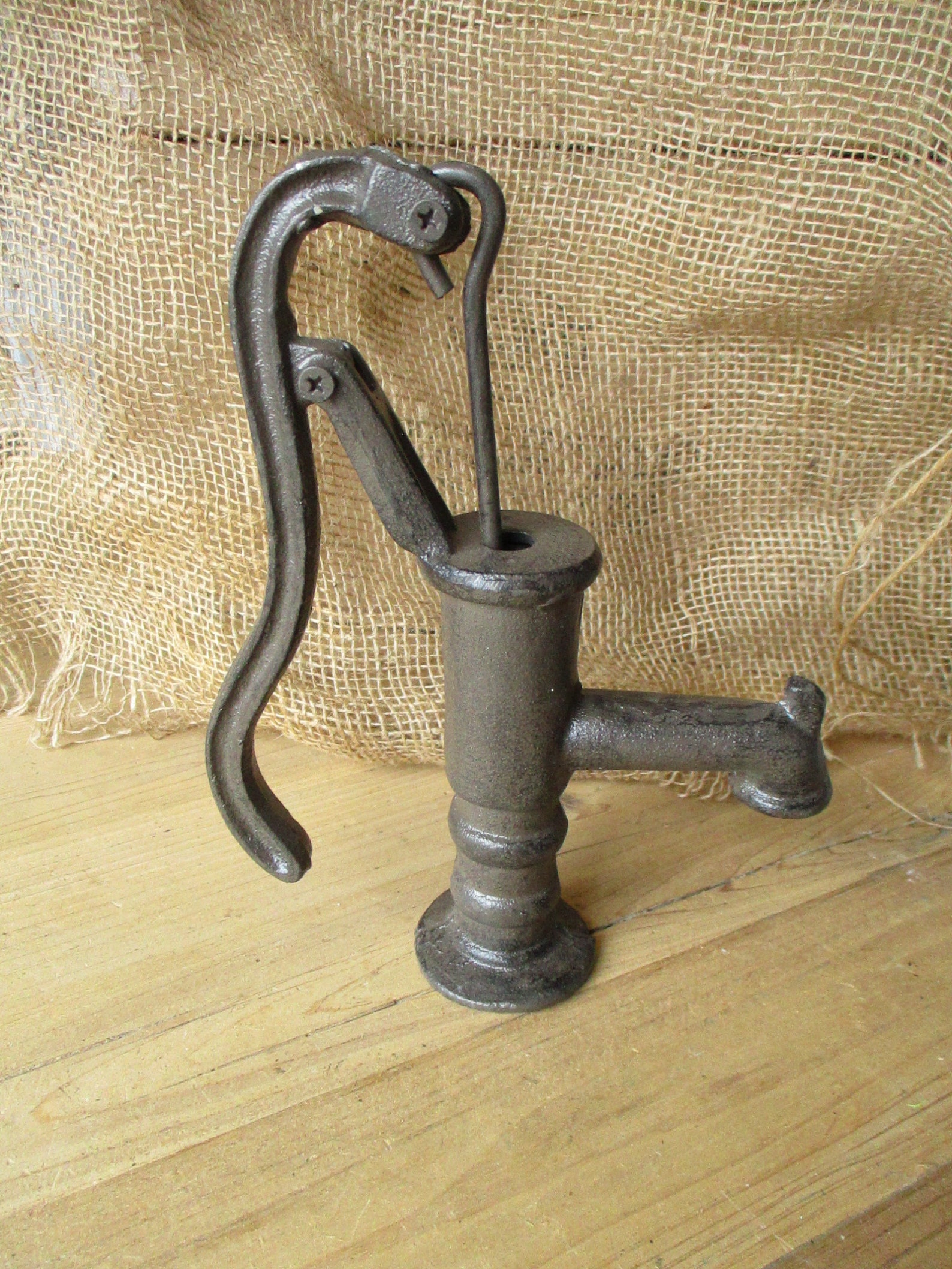 DECORATIVE WATER PUMP Cistern 8.5 Tall Garden Etsy