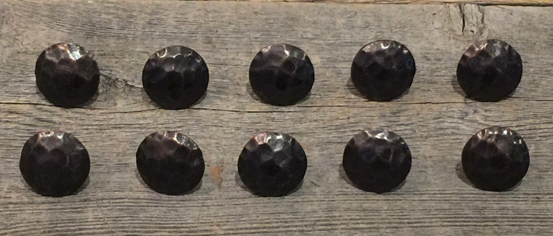 20 Clavos Decorative Furniture Nail Heads Worn Silver 1 1//2/" Tacks Round