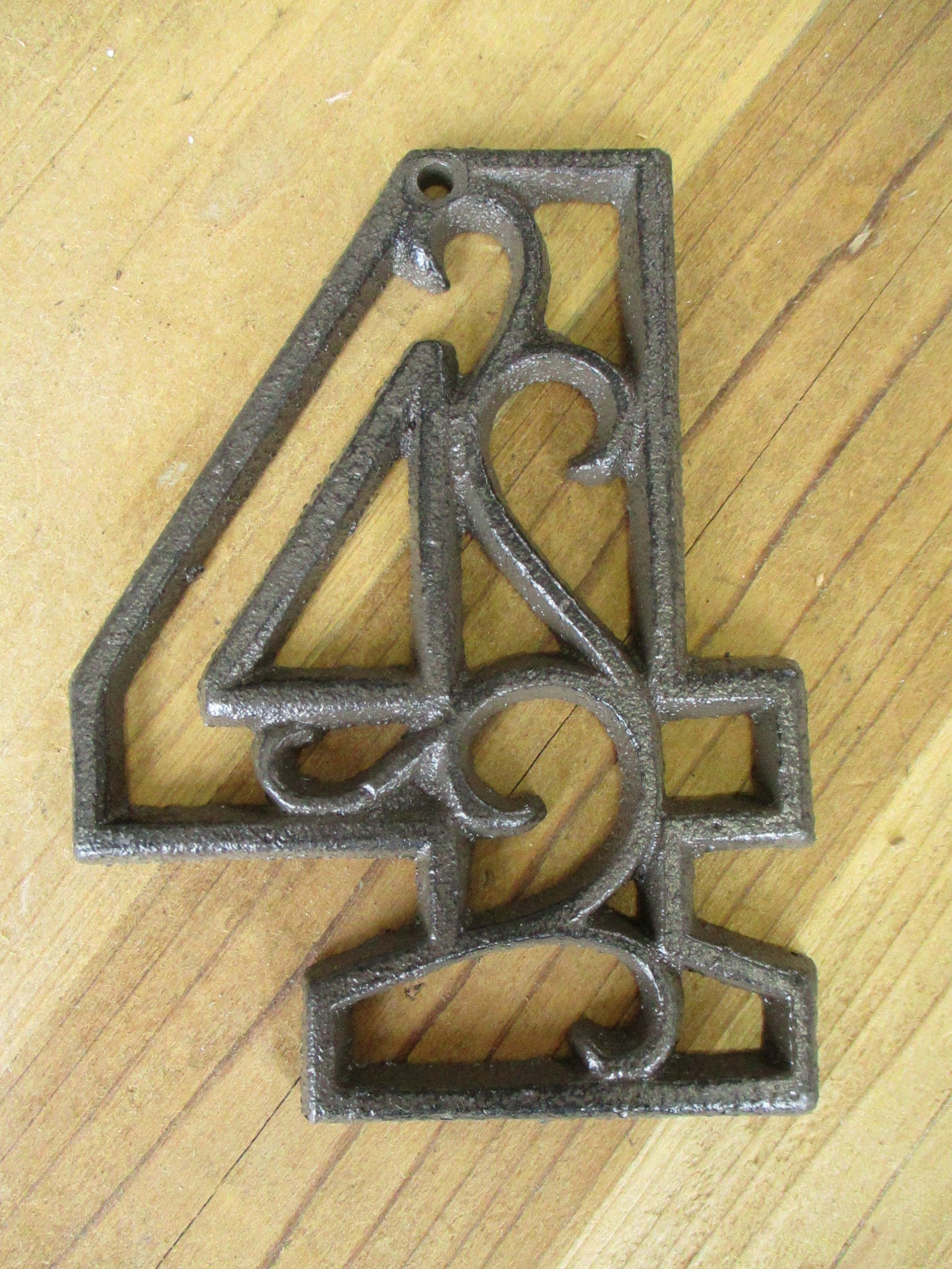 RUSTIC CAST IRON Numbers Single Numbers House Numbers Craft Etsy