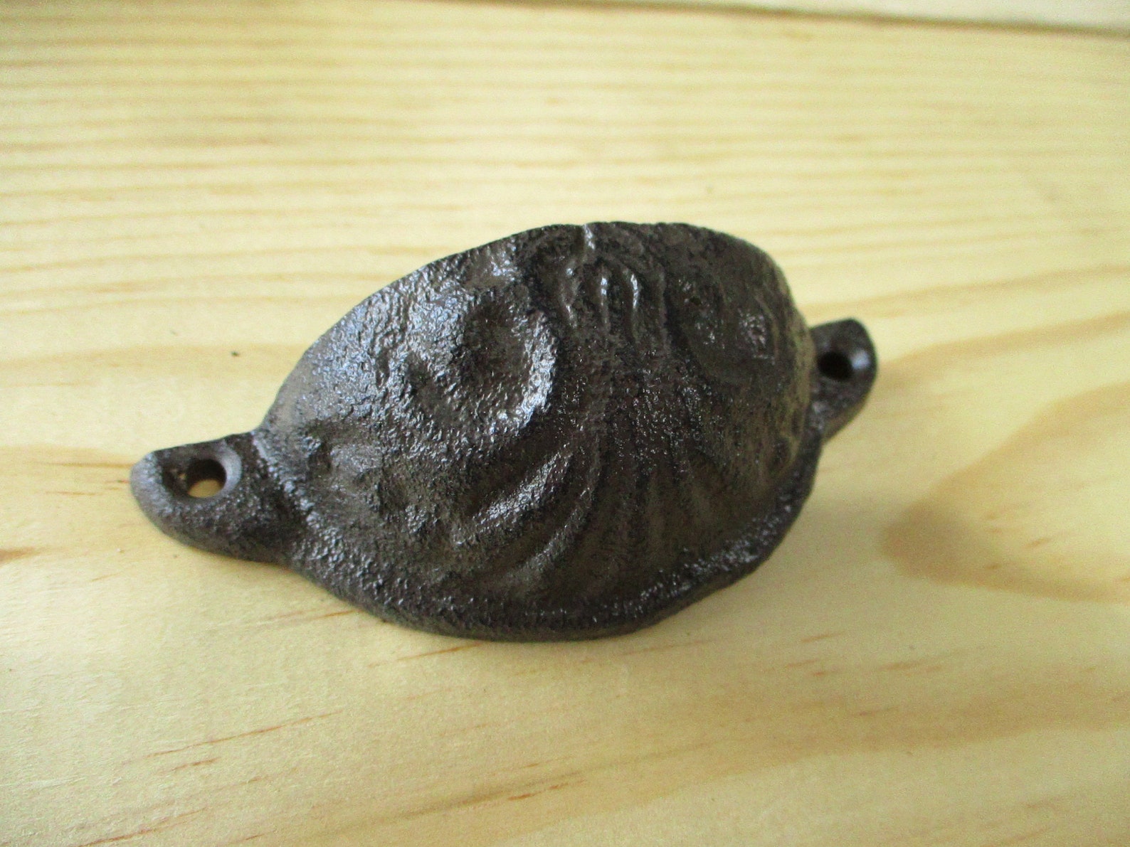 24 Drawer Pulls Cup Pull Bin Pull Rustic Handles Handle Etsy
