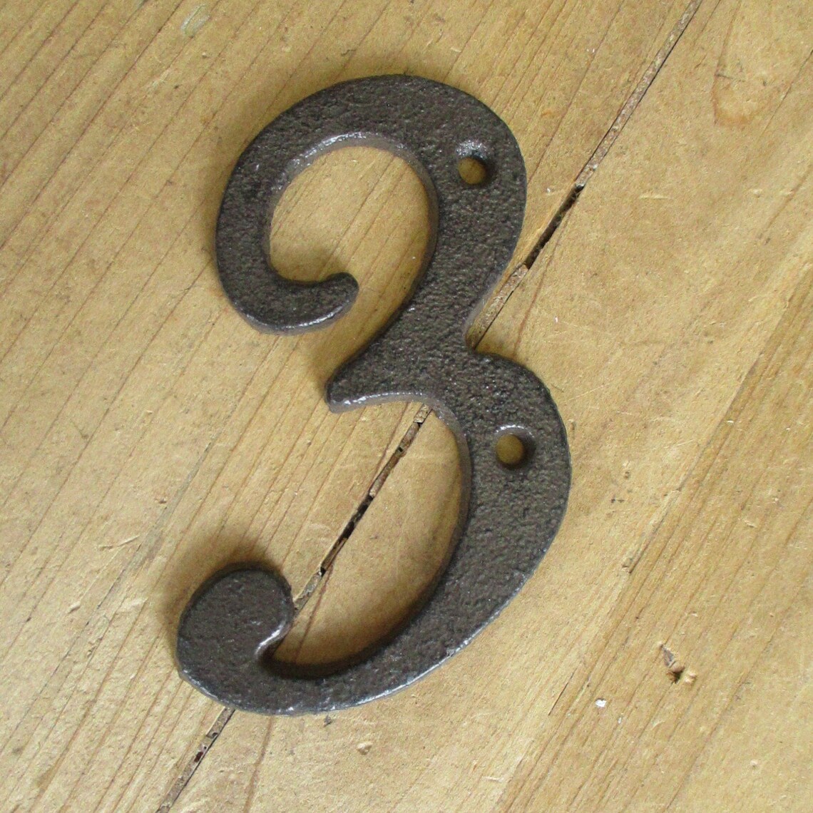 RUSTIC Cast Iron Numbers Full Set House Numbers Craft Etsy